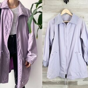 Vintage Abbmoor Lilac Lightweight Parka Jacket Women’s Size Large